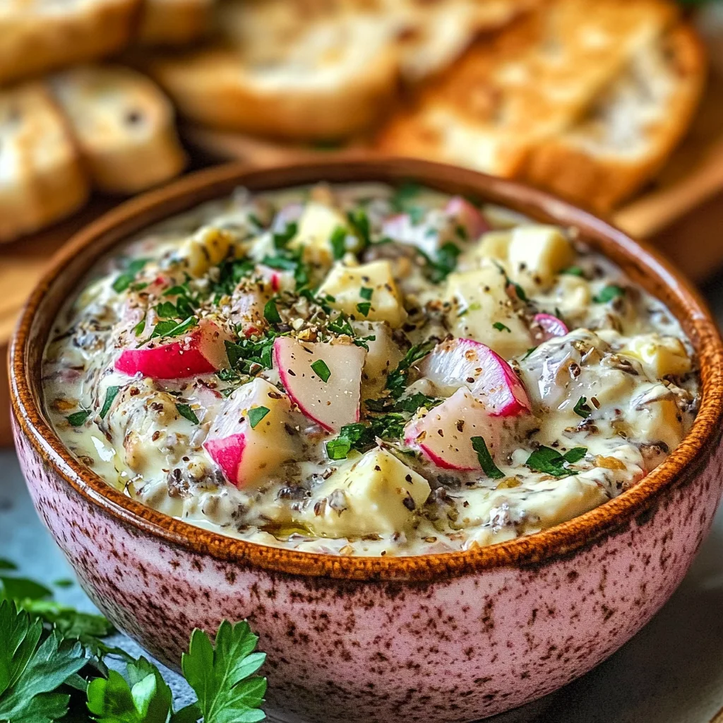 Bärlauch-Frischkäse-Dip