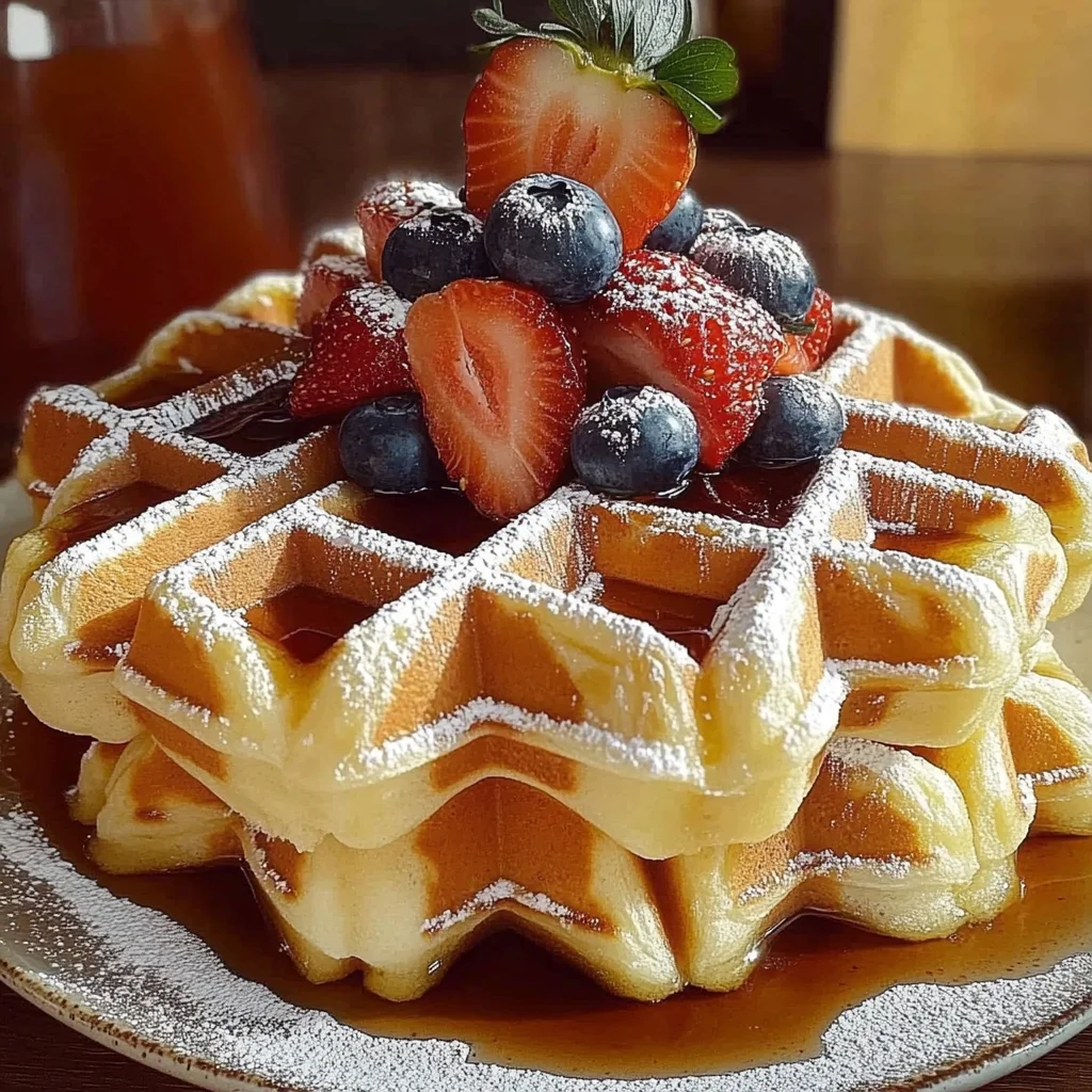 Belgische Joghurt Waffeln: Das einfache Rezept für fluffige Waffeln