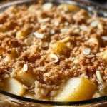 Birnen Crumble schnell und einfach