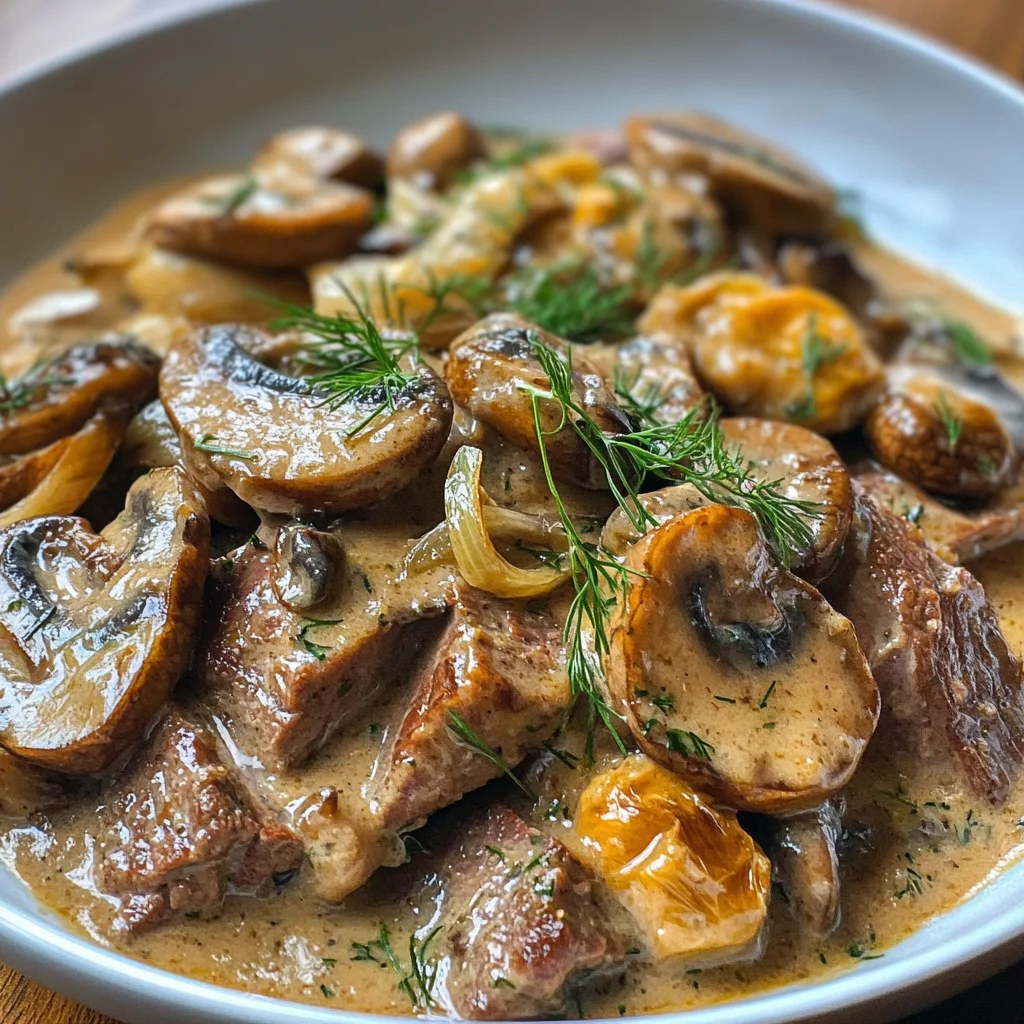 Boeuf Stroganoff