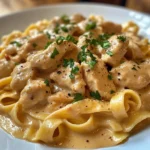 Cremiges Hähnchenragout mit Bandnudeln – Ultimatives Rezept!