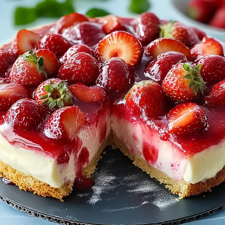 Einfacher veganer Erdbeerkuchen mit Vanillepudding – Der perfekte Sommerkuchen