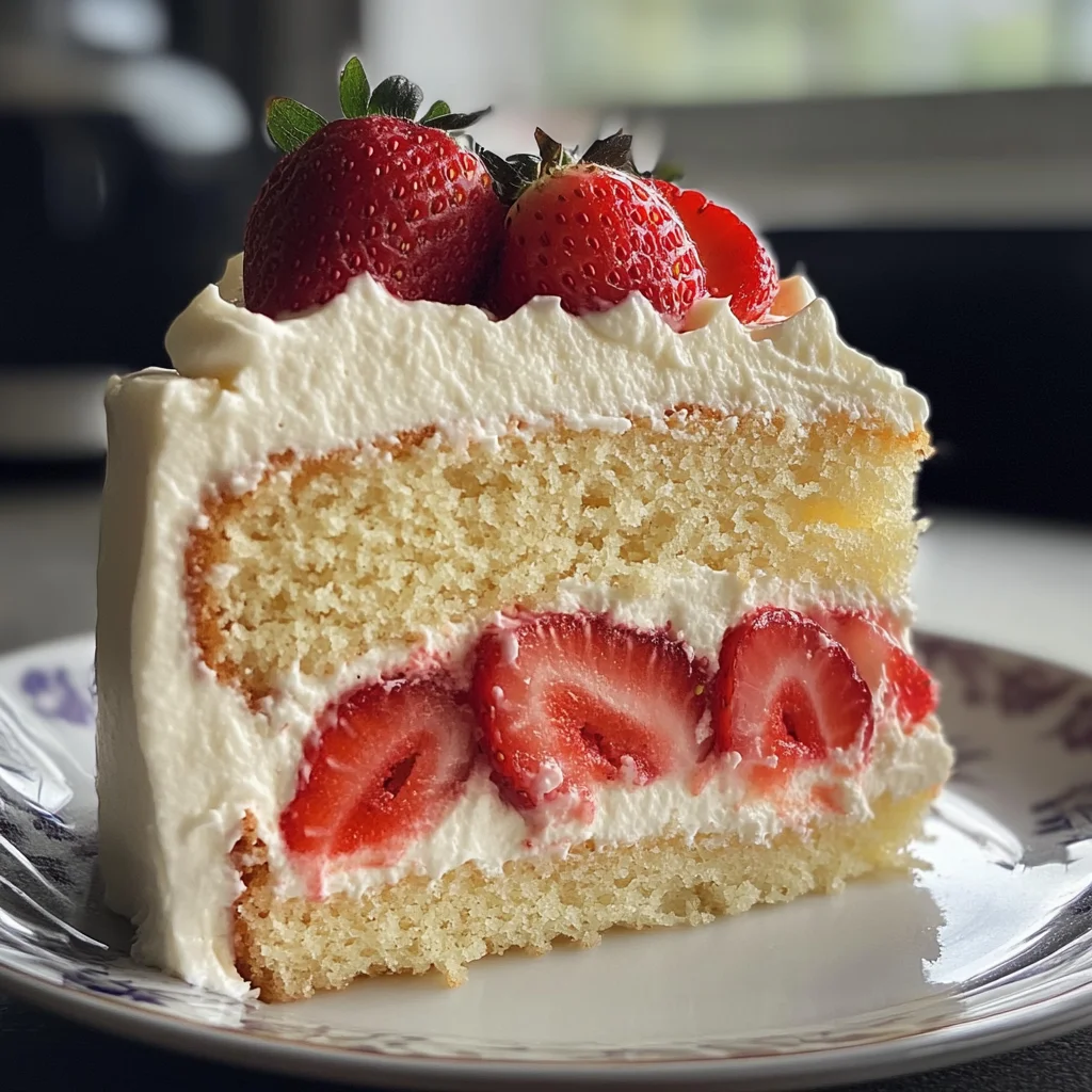 Erdbeerkuchen mit Schmand-Vanillecreme Rezept