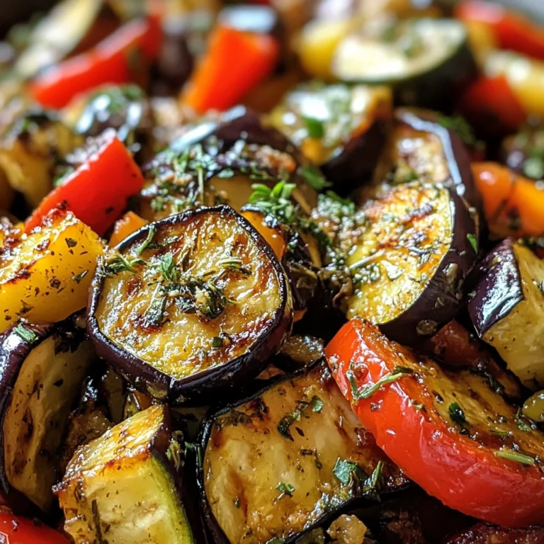 Geröstetes mediterranes griechisches Gemüse genießen
