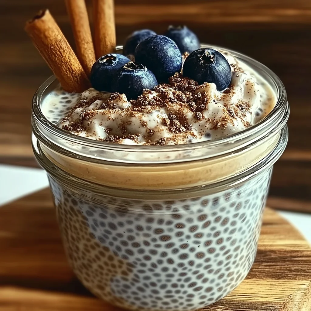 Gesunder Vanille Zimt Chia Pudding für jedes Frühstück
