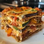 High protein veggie lasagna