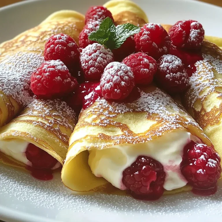 Himbeer-Vanille-Creme für köstliche Crepes