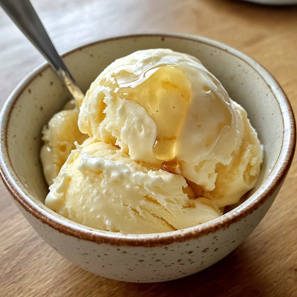 Joghurt Eis ohne Eismaschine Rezept mit schneller Zubereitung