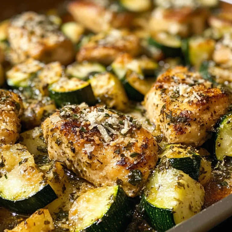 Mediterranes Hühnchen Zucchini: Gesund und Lecker