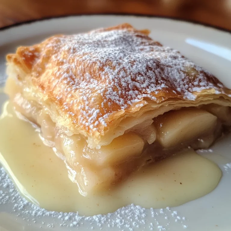 Mini Apfelstrudel mit Vanillesauce