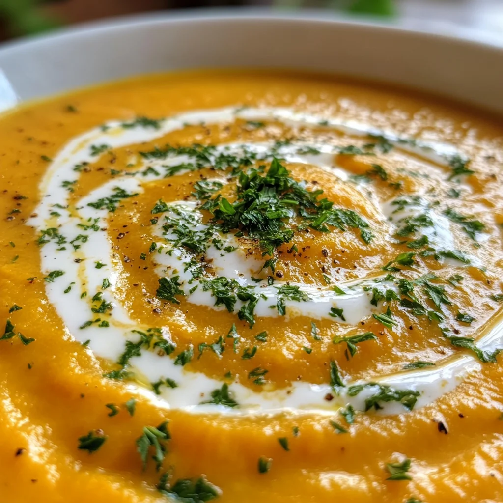 Möhrensuppe mit Ingwer und Orange