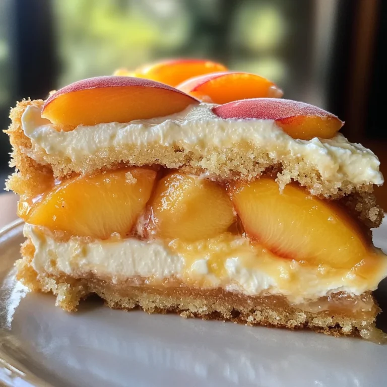 Pfirsich-Schmand-Kuchen Rezept