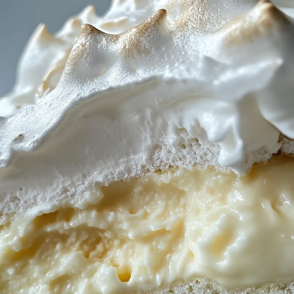 Quark-Schneekuchen mit Vanillepudding