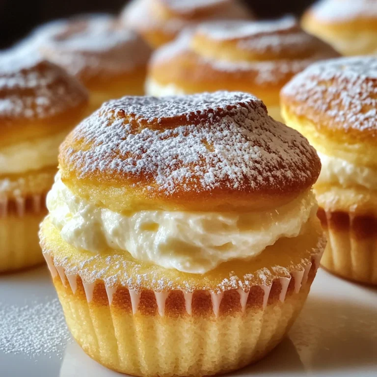 Quark Muffins Mit Vanillepudding