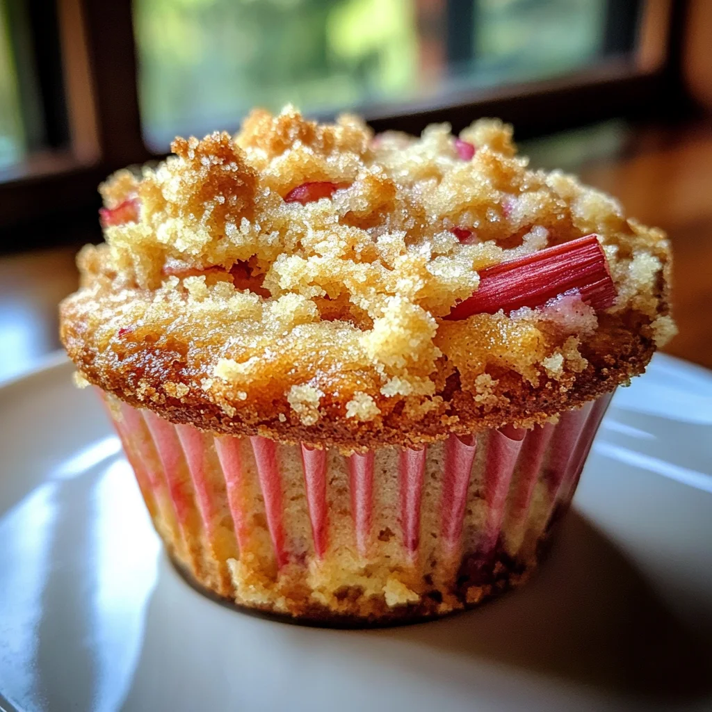 Rhabarber-Muffins