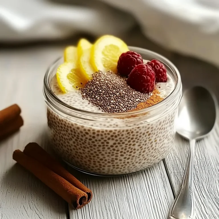 Vanilla Chia Pudding with Cinnamon: Gesunde Rezept-Idee!