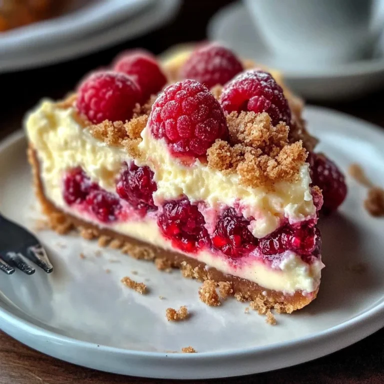Vanille-Himbeer-Käsekuchen mit Streuseln