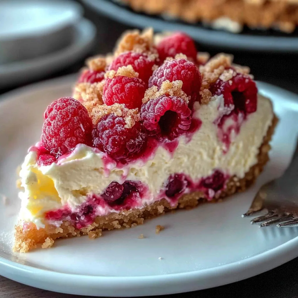 Vanille-Himbeer-Käsekuchen