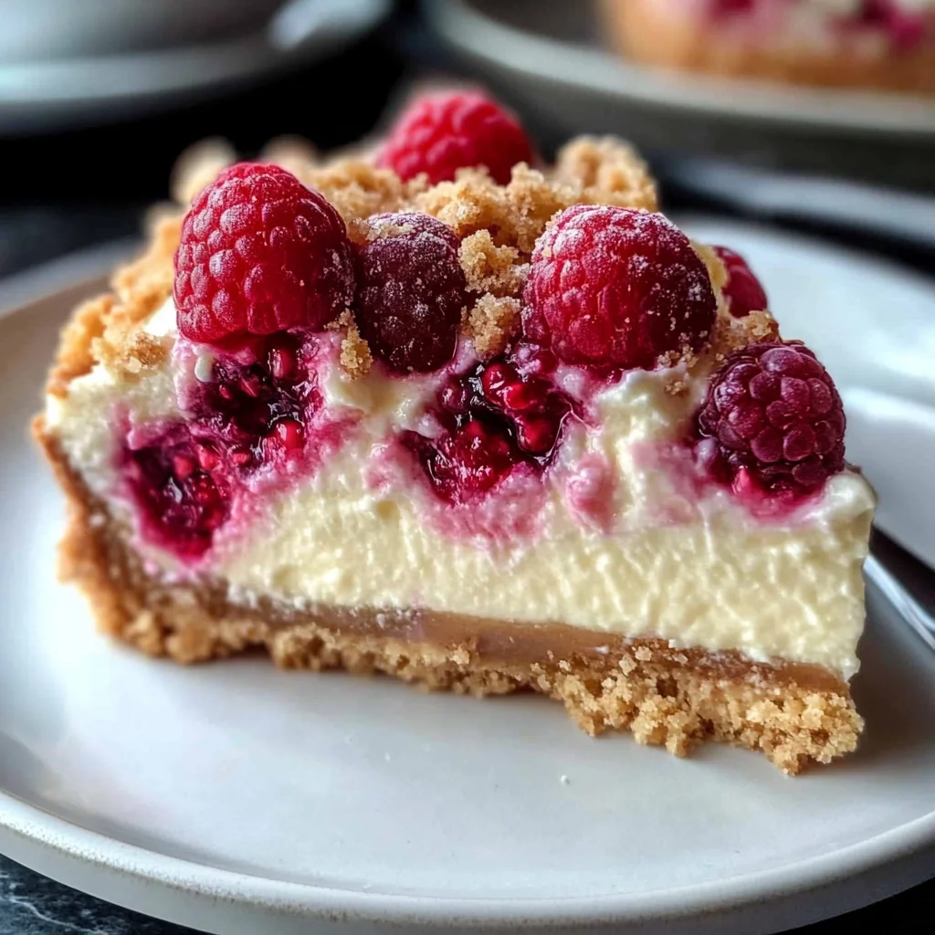 Vanille-Himbeer-Käsekuchen