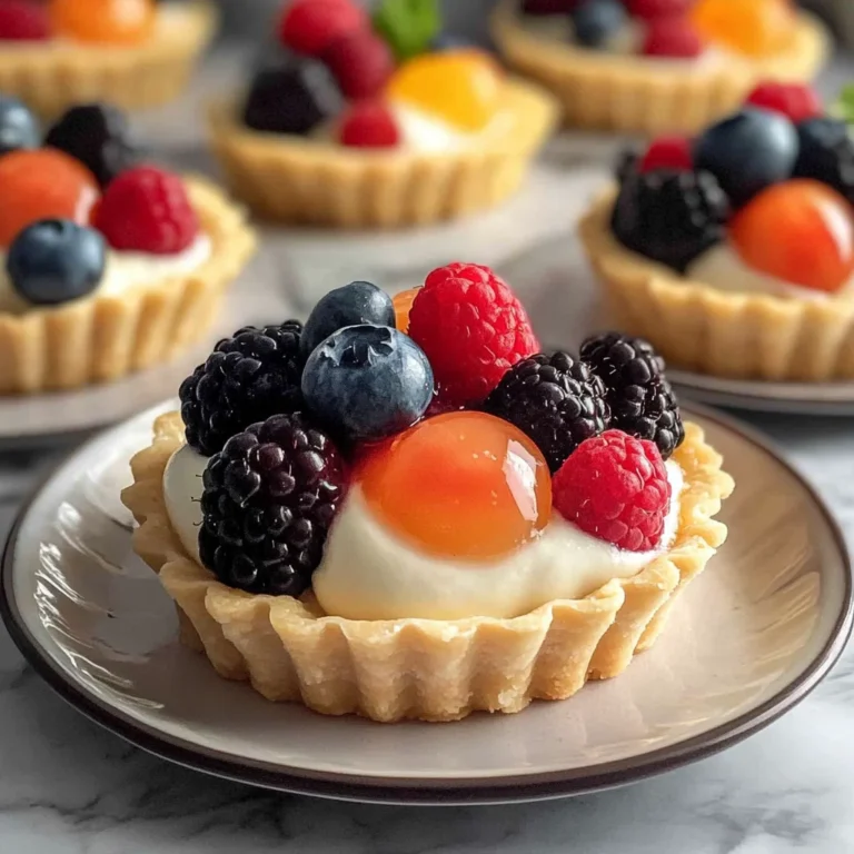Vanille-Tartelettes mit Obst