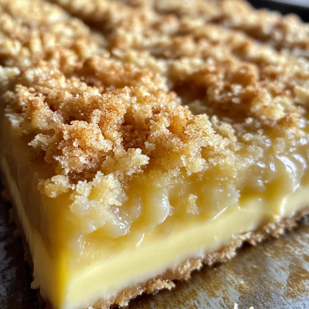 Vanillepudding-Blechkuchen