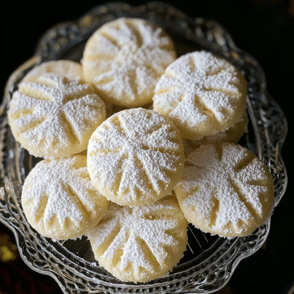 Zarte Schneeflöckchen Plätzchen backen