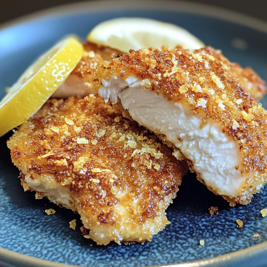 Zitronen parmesan pfannenhahnchen